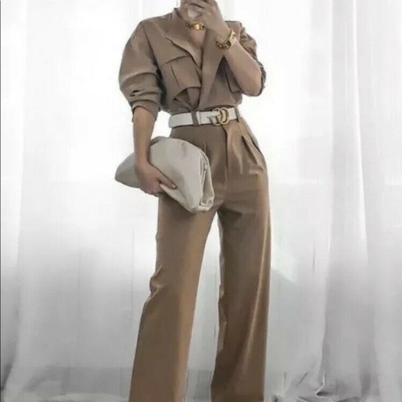 Zara Long Jumpsuit with Pockets - Picture 9 of 16